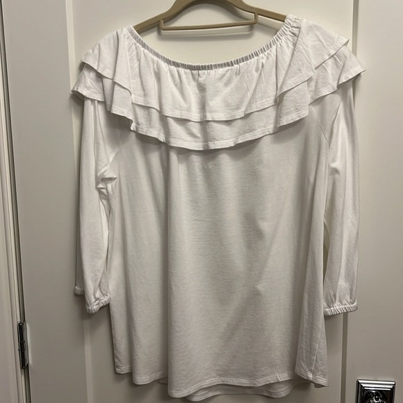 NWT J Jill cotton top, XL - Picture 2 of 4